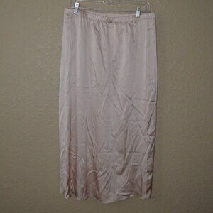 NWT $388 Sablyn Hedy Low Rise Silk Midi Lunar Pink Skirt